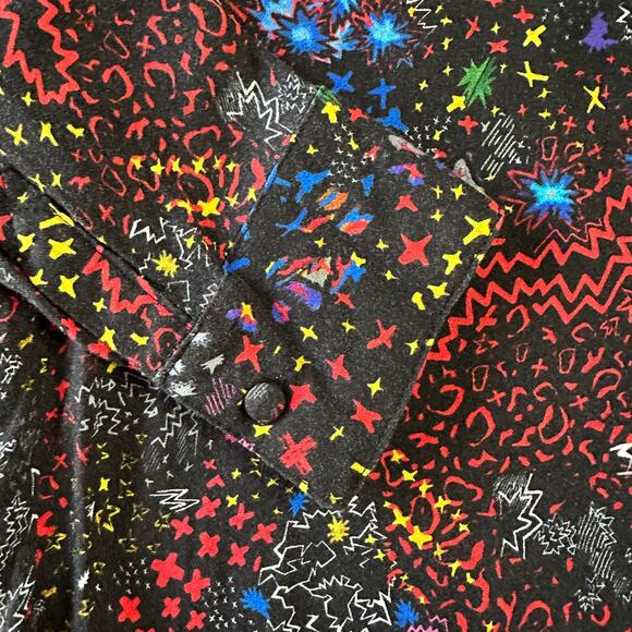 Zadig & Voltaire Tink Glam Rock Blouse in Abstract, Modern, Indie, Punk, Small - Picture 8 of 9